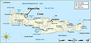 Island of Crete - Almeritha Location